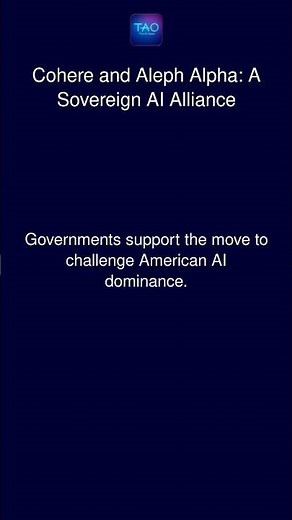 Cohere and Aleph Alpha: A Sovereign AI Alliance