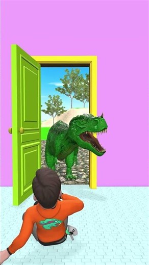 Oh noo, what is that T-Rex T-Rex 🦖🫥😫 Part - 6 #comedy #shorts #funny #scaryteacher3d