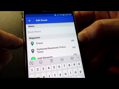 "Saving" a custom route with Magic Earth (Android)