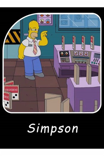 Homer arranged pizzas like dominoes at the nuclear power plant.#fyp #fypシ #foryoupage #simpsons #thesimpsons