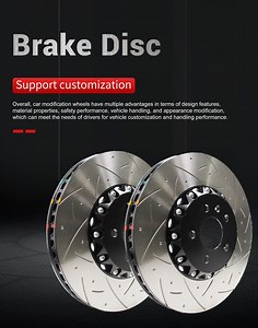 [Hot Item] High Performance Drilled and Slotted Brake Disc 43512-26200 for Toyota Hiace 4048046700 for Geely Coolray