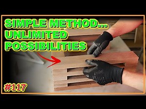 EASY WOOD PROJECT THAT WILL SPARK YOUR CREATIVITY (VIDEO #117) #woodworking #woodwork #joinery