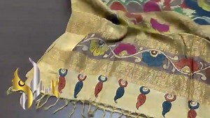 Handpainted Tussar Kalamkari Sarees..price on request. We ship worldwide | Myosutra | Facebook