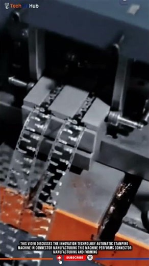 Innovation Technology Stamping Machine: Automatic Connector Manufacturing & Forming #tech