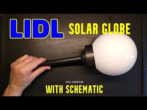 Inside the LIDL solar globe light