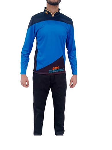 Star Trek TNG Uniform | Next Generation Command Costume | Starfleet Captain Cosplay Outfit - Etsy UK