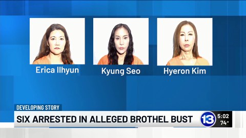 6 women arrested in alleged massage parlor prostitution busts