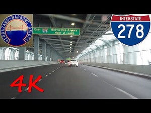 ⁴ᴷ Verrazzano-Narrows Bridge eastbound (Lower Level) [4K VIDEO]