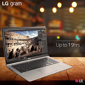 Who carries clunky laptop chargers out anymore? With the LG gram, you won't have to worry about looking for charging points, or carrying charging wires out, because your battery life can last all day. http://spr.ly/6183E9E2B | LG Global