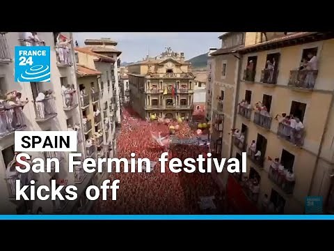 San Fermin bull-running festival kicks off in Spain • FRANCE 24 English
