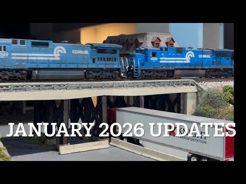 2026 Updates - Layout tour, New Scenery, and New Ops