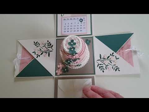 Explosionsbox Hochzeit mit Torte