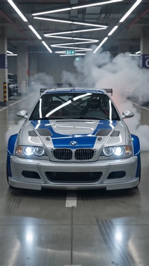 Hearing 😱 the Most Wanted M3 GTR Indoors hit DIFFERENT 🔊🔥 #BMW