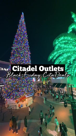Black Friday is here! Enjoy unbeatable #CitaDeals all weekend long. Don’t miss out, only at Citadel Outlets.