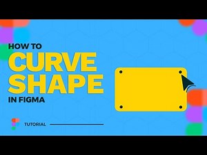 How To Curve Shapes in Figma🌈✨#figmapro