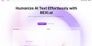Detect AI content and humanize AI text free online. | Bexi.ai:Free AI Humanizer & AI Detector | Product Hunt