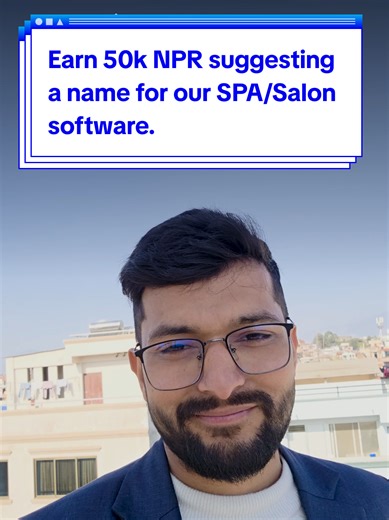 We're launching a Spa/Salon/Beauty Studio Management Software in Nepal 🇳🇵 Our software was launched in India nearly 11 months ago and has over 300 clients. Now it's Nepal's turn. You have 5 minutes ⏰ Suggest a name in the comments. If we pick your name, you win Rs. 50,000 💸 or this software free for 2 years (if you're the owner of the business recommending us the name). #spa #software #intern #madeinnepal