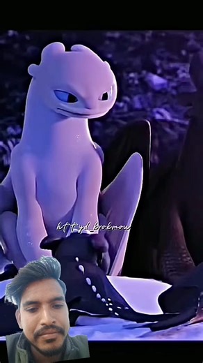 Toothless and lightfury 😳 #httyd #toothless #lightfury #httydedit #shorts