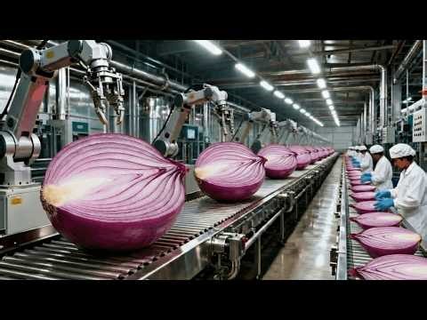 How It’s Made: The Incredible Journey of Onion Powder Factory Process | 4K resolution