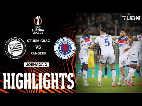 HIGHLIGHTS - Sturm Graz vs Rangers | UEFA Europa League - Jornada 2 2025-26 | TUDN