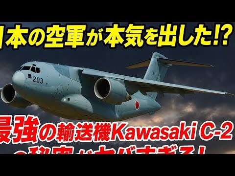 🤔「もうアメリカも驚愕…！？日本のカワサキC-2が“別次元”に進化していた！」
