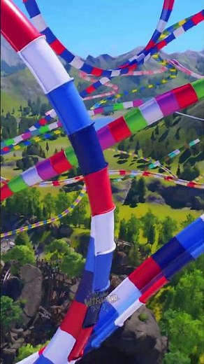 Vertical Loop Water Slide Gone Wild 😱🌊 | Planet Coaster 2