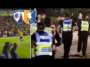 VIOLENCE ERUPTS AFTER MANSFIELD WIN FIERCE DERBY AT CHESTERFIELD