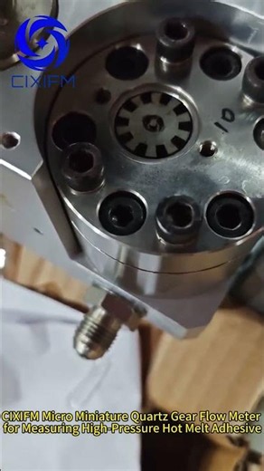 CIXIFM TUSHI Micro Quartz Gear Flow Meter for Measuring High-Pressure Hot Melt Adhesive #flowmeter