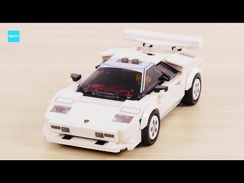 LEGO Speed Champions 76908 Lamborghini Countach Speed Build & Review