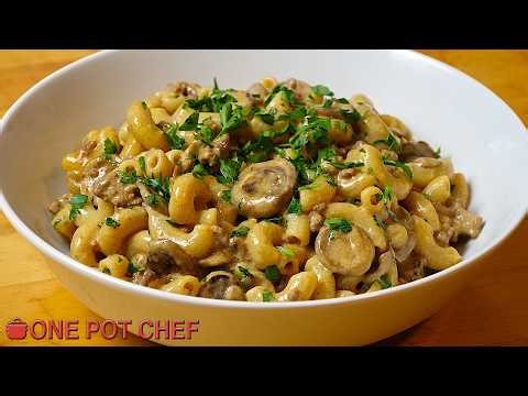 One Pot Budget Friendly Beef Stroganoff | One Pot Chef