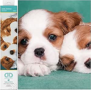 DIAMOND DOTZ Little Champs Diamond Painting Kits for Adults - Diamond Art Kits a Relaxing Creative Craft Kit with Dotz Gems 12.2x16.1