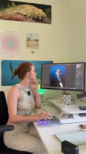 ALIAH | Marine Biologist & Photographer on Instagram: "Happy Monday! Enjoy this lunch break edition edit! 😂 gotta stay consistent even when plans change! #underwaterphotography #editwithme #madewithlightroom"