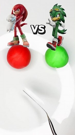 Sonic Hedgehog Characters Color Mixing #sonic #amy #knuckles #sonicthehedgehog #gaming
