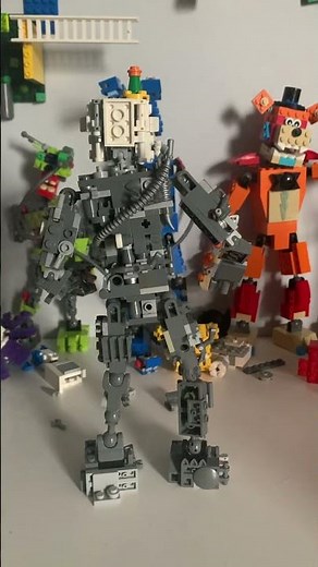Five nights at Freddy’s sister location moc: Ennard #fnaf #ennard #lego #fnafsl