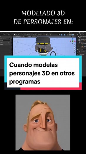 Programas de Modelado 3D: Guía por Mr. Increíble