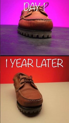 Timberland 3 Eye Boat shoes 1 year Later