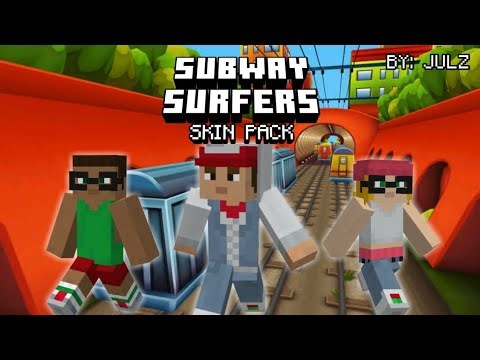 Subway Surfers Minecraft Skin Pack | RELEASED