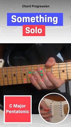 42K views · 1.3K reactions | How George Harrison follows the chord changes on the 'Something' soloBlack - Chord tones Red - Notes from the scale Green - Notes from the scale that are played Blue - Notes outside the scale Follow Guitar Tabs Daily & @nikola.gugoski for more guitar tabs and lessons #georgeharrison #thebeatles #guitarsolo #guitarlesson #guitarsolooftheday #guitarteacher #guitartutorial #guitarist #guitartabsdaily | Guitar Tabs Daily | Facebook