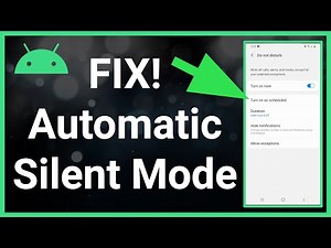 FIX! Android Phone Automatically On Silent Mode