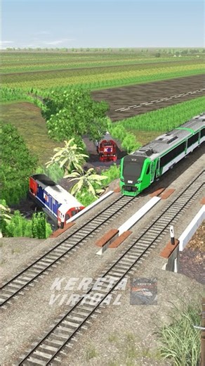 Rombongan lokomotif Mencari Ikan #keretaapi #kereta #train #railway #india #automobile #shorts #fyp