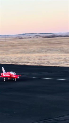 BAE Hawk landing at sunset #rcjet