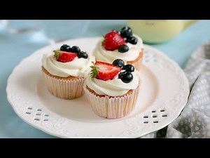WHIPPED CREAM CUPCAKE recipe - Cách làm CUPCAKE KEM TƯƠI