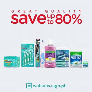Take your oral hygiene to the next level! Switch to Watsons Battery Operated Toothbrush and save up to 80% when you make the switch! #SwitchandSave. Shop now at www.watsons.com.ph. #WatsonsBrand. | Watsons