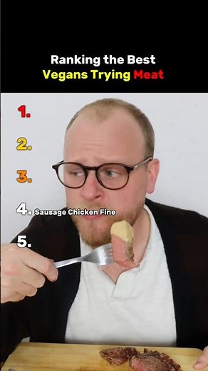 Ranking the Best Vegans Trying Meat