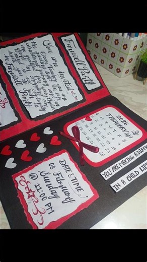 How to make a beautiful handmade farewell card 🌸✨ #shorts #farewellparty #crafting