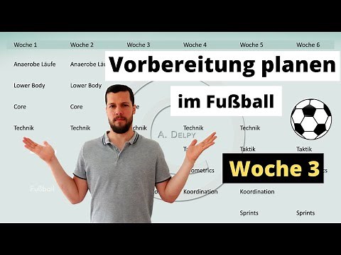 Fußball Vorbereitung | Trainingsplan erstellen | Belastungssteuerung in Woche 3