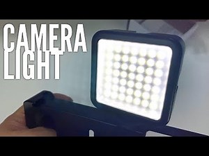 Cheapest Dimmable LED Camera Video Light Review