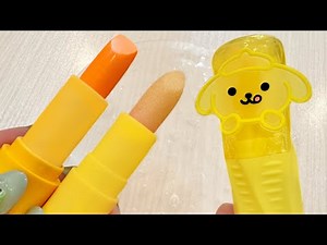 ASMR MAKEUP SLIME! coloring slime with makeup! Yellow Makeup Slime