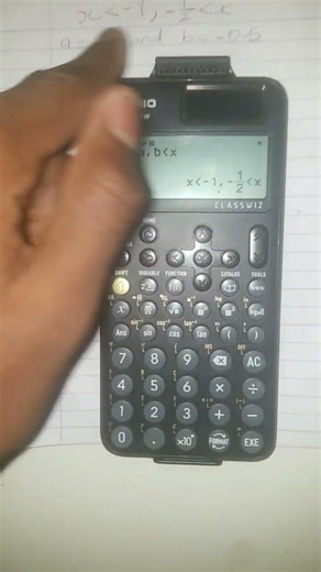 How to solve inequalities of greater than of an equation in casio calculator fx-991cw tricks.