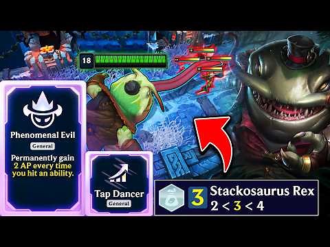 Phenomenal Evil Tahm Kench God Roll: TRIPLE STACK = INFINITE AP + MEGA TANK